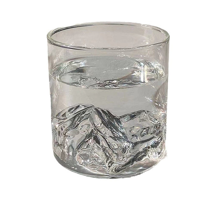 Mountain-Relief Handblown Glass Tumbler Bowlift