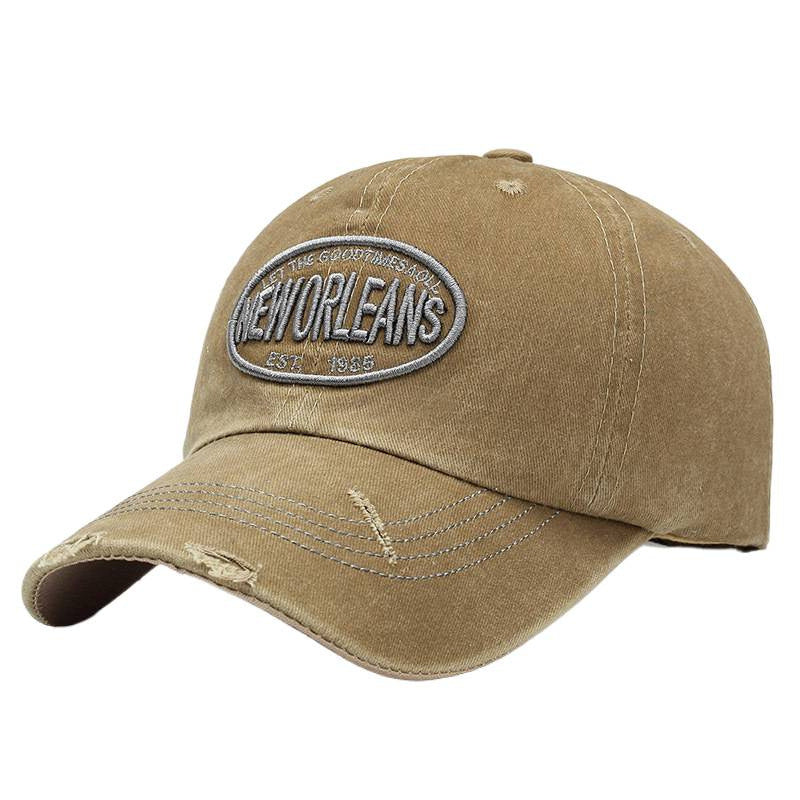 Women's Distressed Cotton Baseball Cap Bowlift 1784083760