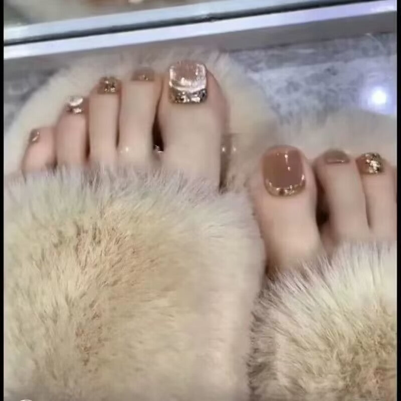 Luxury Decorative Toe Nail Art Bowlift