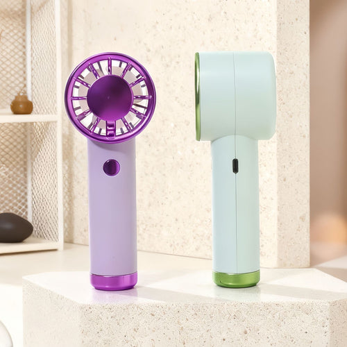 Ladies Portable Hand Fan with USB Charging Function and Ergonomic Design Bowlift