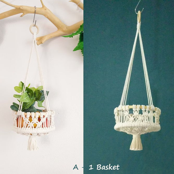 Hanging Macrame Plant Holder Bowlift