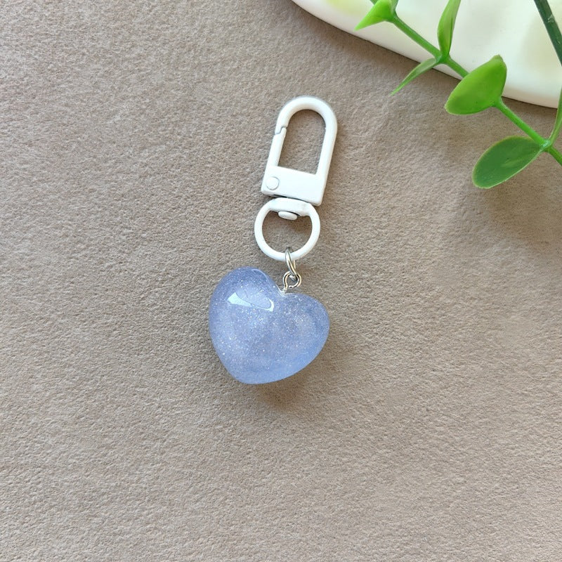 Keychain with Radiant Heart Bowlift