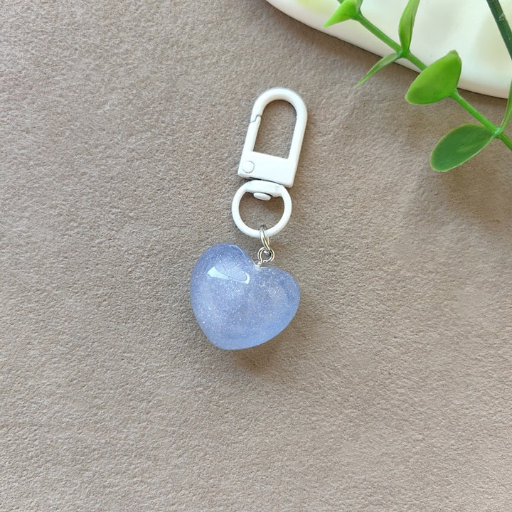 Keychain with Radiant Heart Bowlift