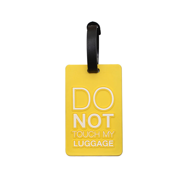 Unisex Luggage Tag with Safety Message Bowlift