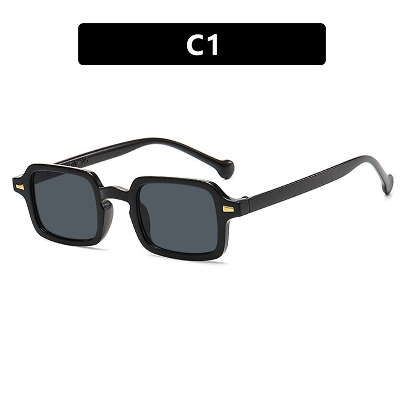 Ladies exclusive square sunglasses with elegant metal frame and UV protection Bowlift