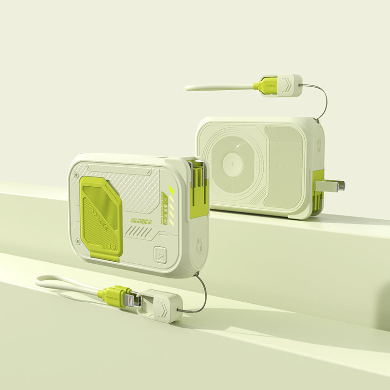 Multifunctional charger with integrated cable Bowlift