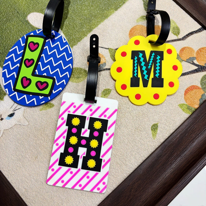 Playful Alphabet Luggage Tag Bowlift