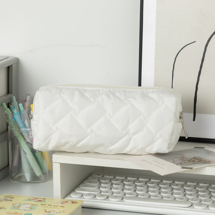 Quilted Textured Pencil Case Bowlift
