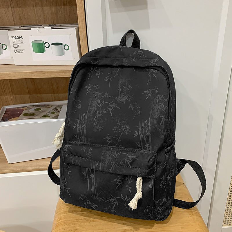 Minimalist Bamboo Print Backpack