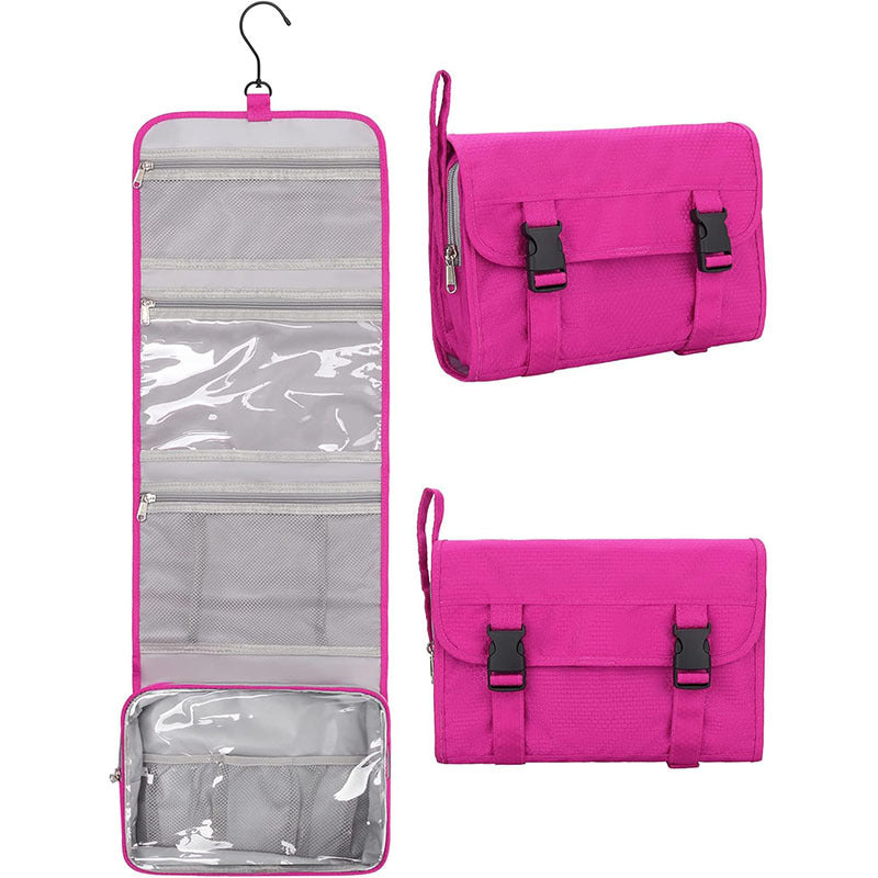 Multifunctional cosmetic bag with hook Bowlift