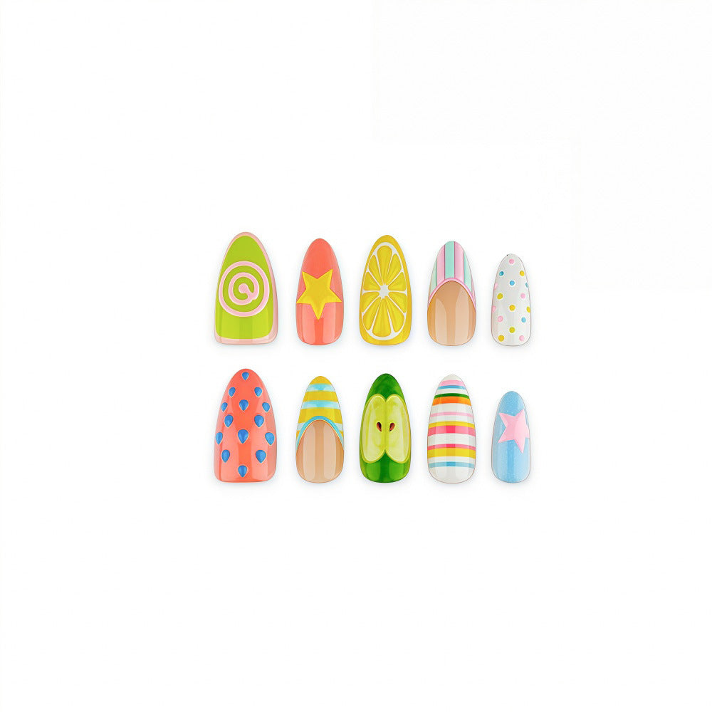 Colorful Nail Art Bowlift