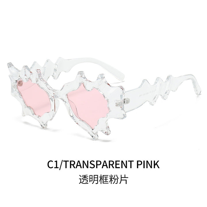 Ladies' Fashion Sunglasses in Extravagant Wave Design Bowlift