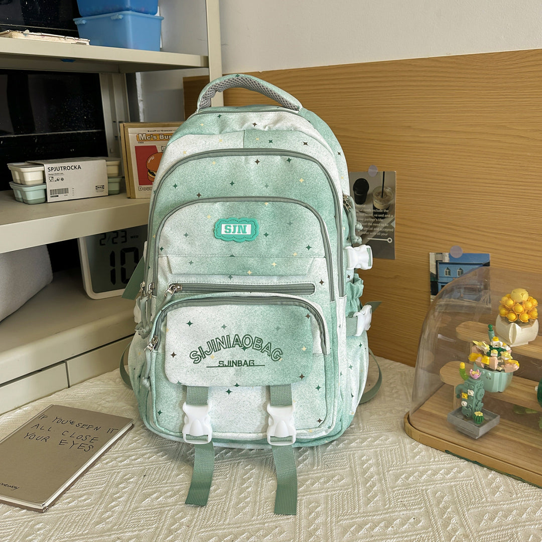 Charming Star Print Backpack