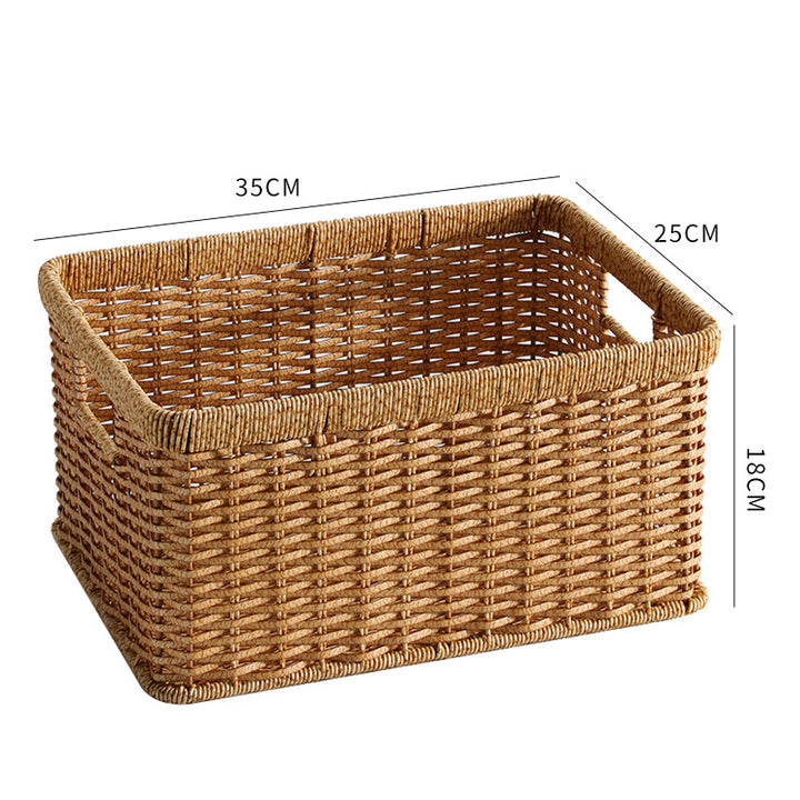 Unisex Practical Storage Basket with Open Handles Bowlift