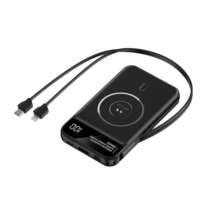 Wireless power bank with innovative fast charging function and digital display Bowlift