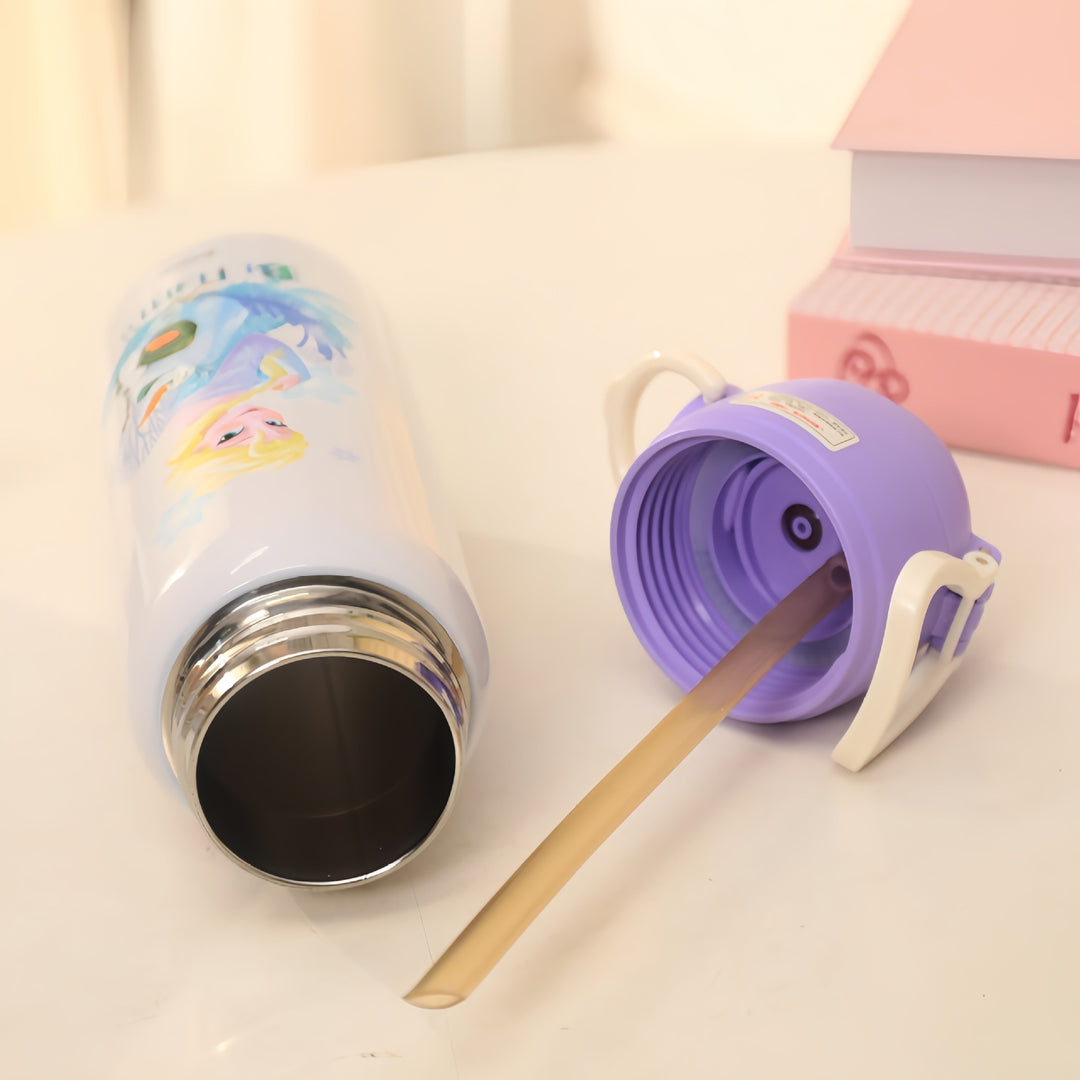 Insulated drinking bottle with cheerful dinosaur design Bowlift