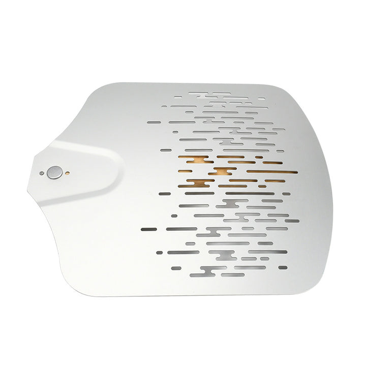 Ventilated Stainless Steel Pizza Peel with Ergonomic Beechwood Handle Bowlift