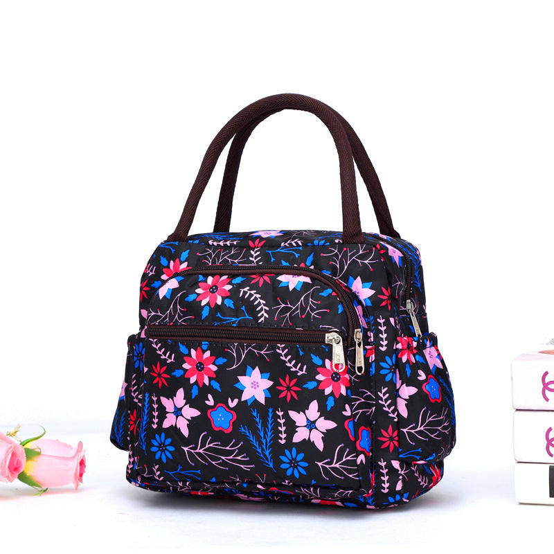 Cat Pattern Insulated Lunch Tote Bowlift