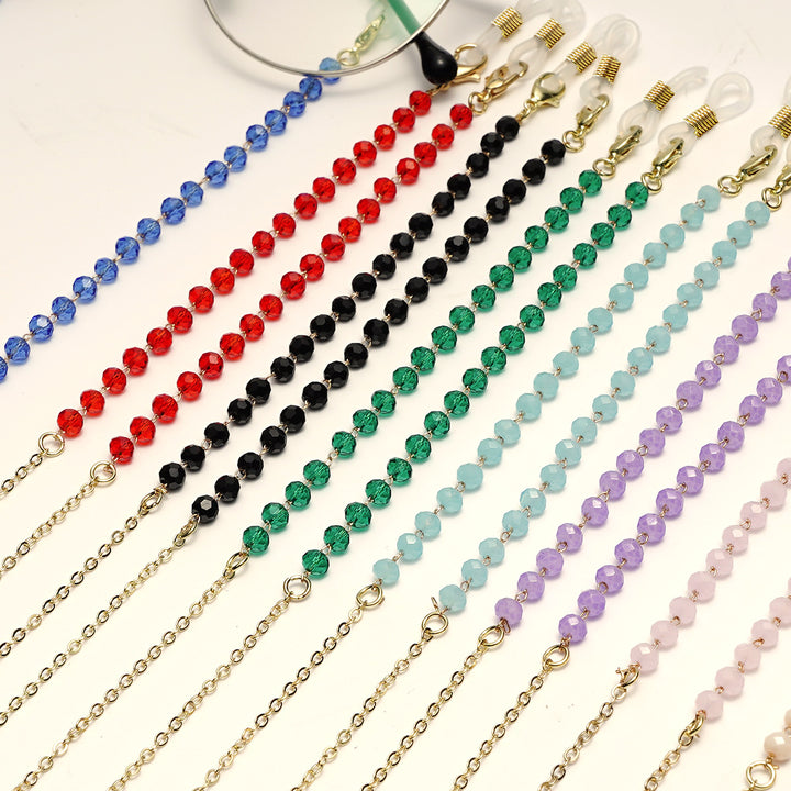 Elegant Beaded Glasses Chain Bowlift