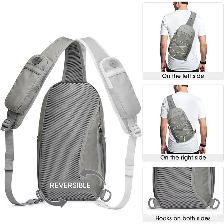 Sling Backpack with Multifunctional Storage and Ergonomic Carrying System Bowlift