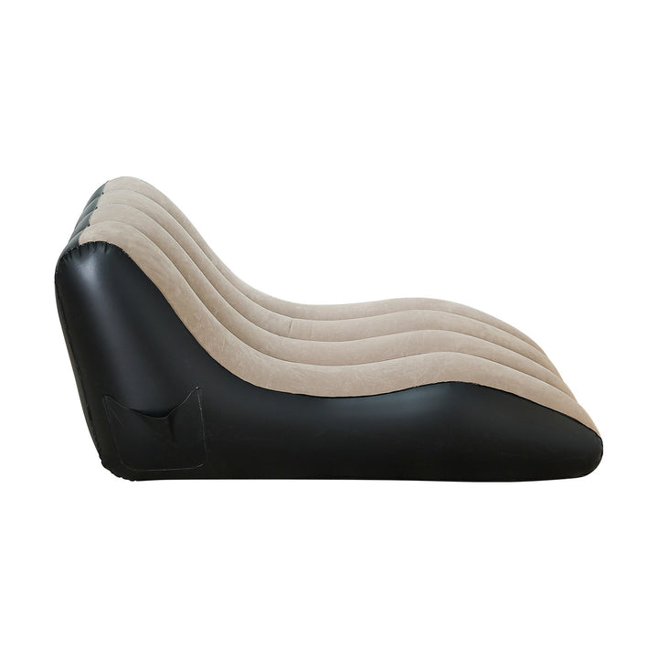Women Comfortable Inflatable Relax Lounger with Ergonomic Backrest Bowlift