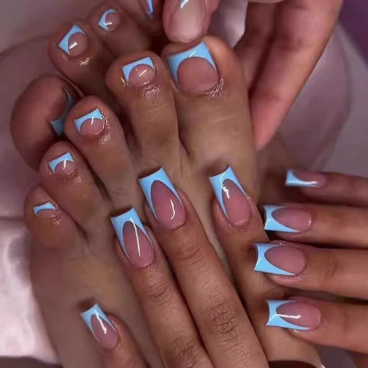 Toenail art set with creative design Bowlift