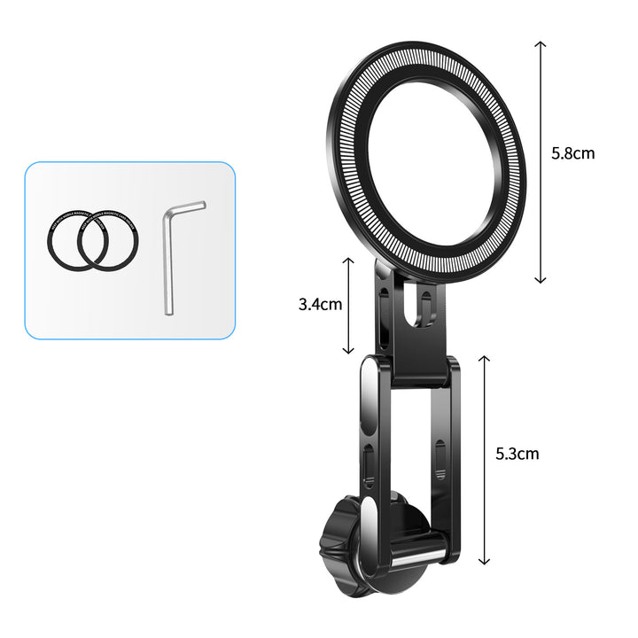 Unisex Ring Light Mount with Flexible Joint Bowlift