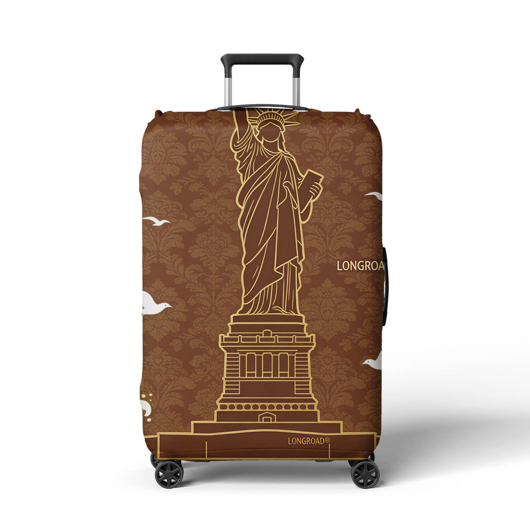 Women's suitcase cover in futuristic design Bowlift