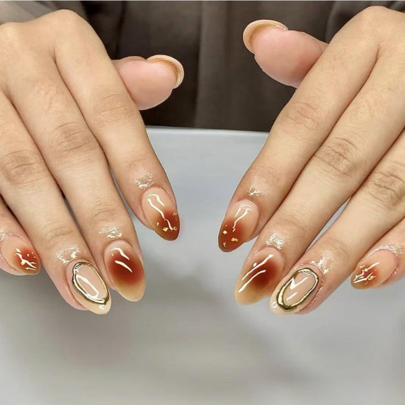 DIY Elegant Press-On Nail Art Set Bowlift