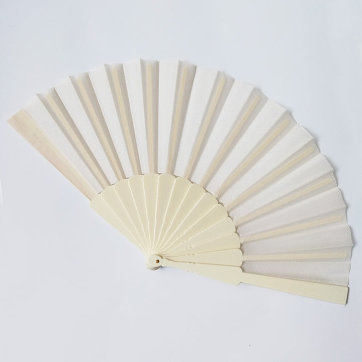 Ladies elegant hand fan made of high-quality paper and natural materials Bowlift