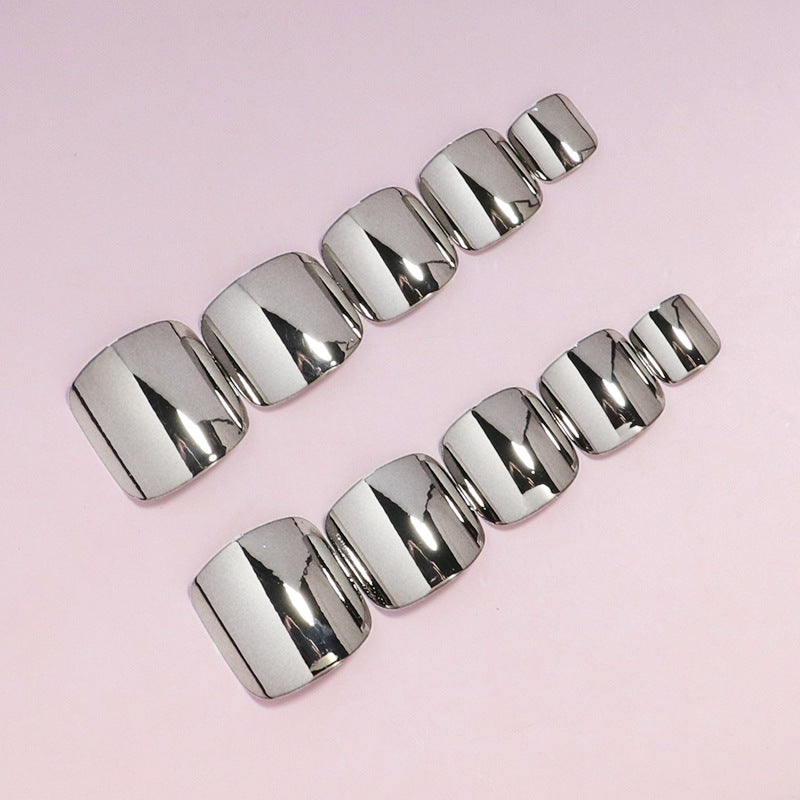 Premium Metallic Toe Nail Set Bowlift