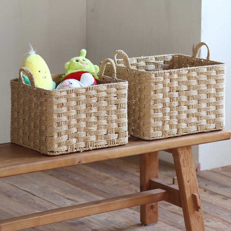 Handwoven storage basket Bowlift