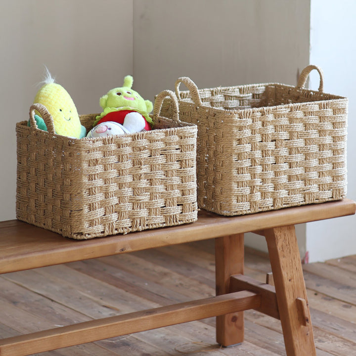 Handwoven storage basket Bowlift