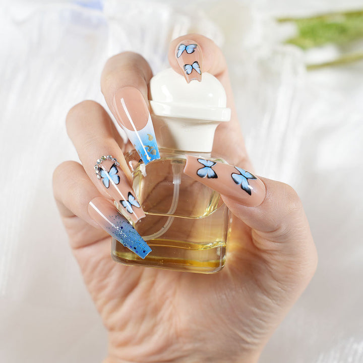 Artistic Butterfly Nail Art Set Bowlift