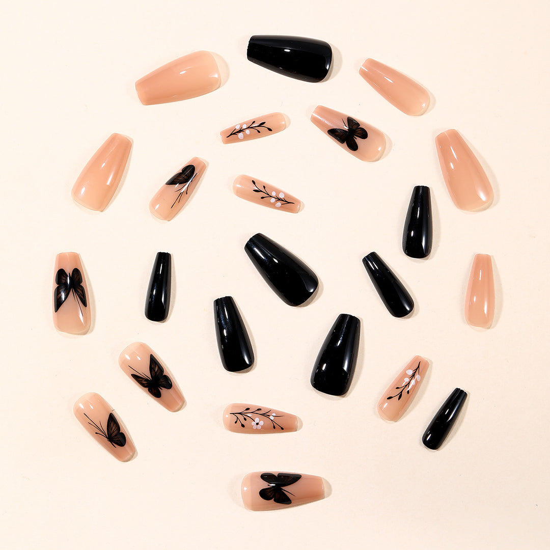 Decorative Butterfly Nail Art Extensions Bowlift