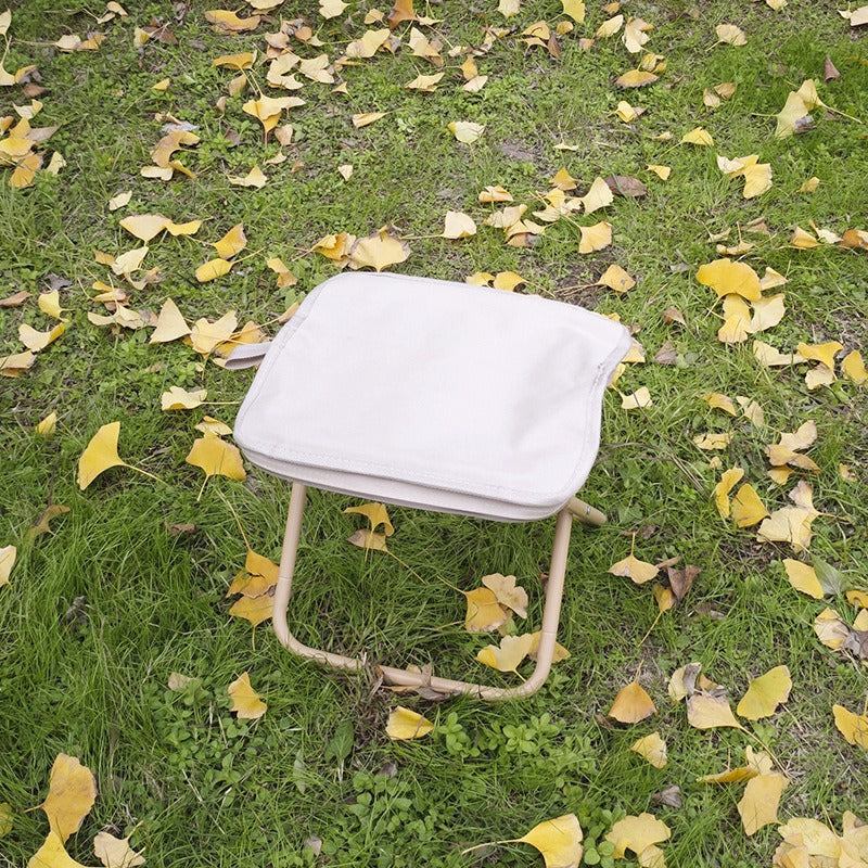 Foldable Stool With Padded Seat Bowlift