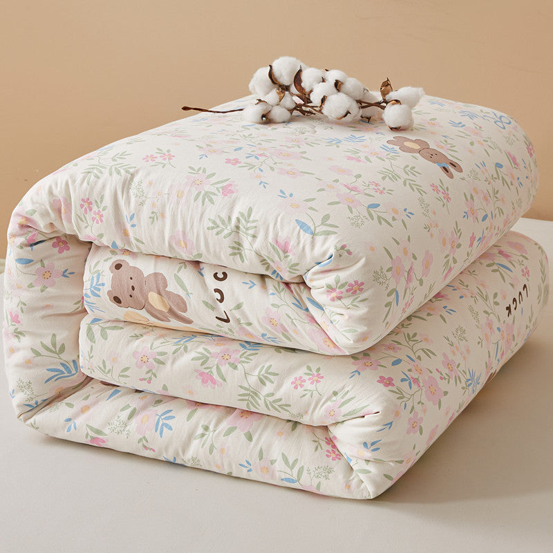 Women's cozy blanket with lovely bear pattern Bowlift