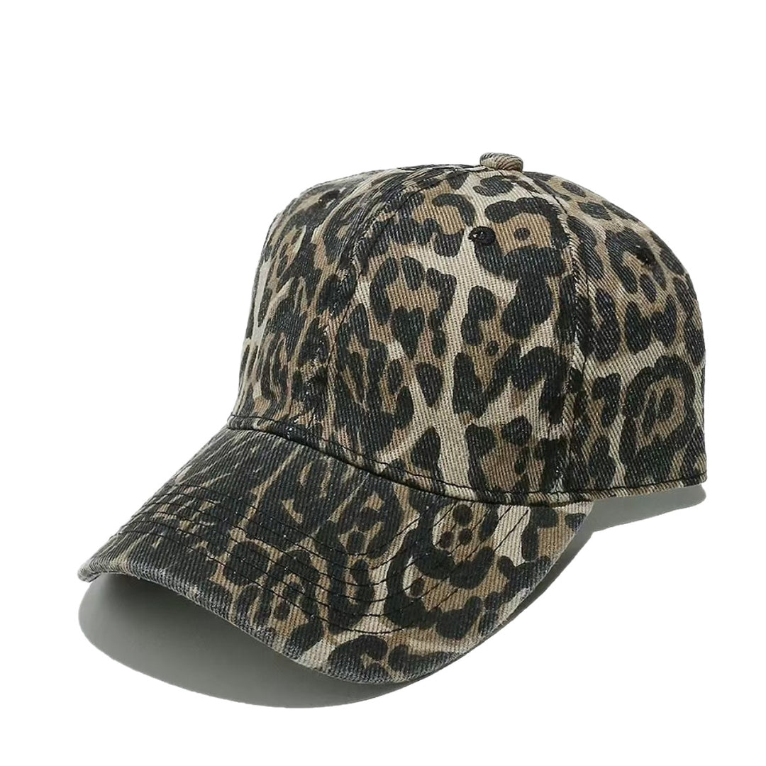 Women's Stylish Animal Print Baseball Cap Bowlift