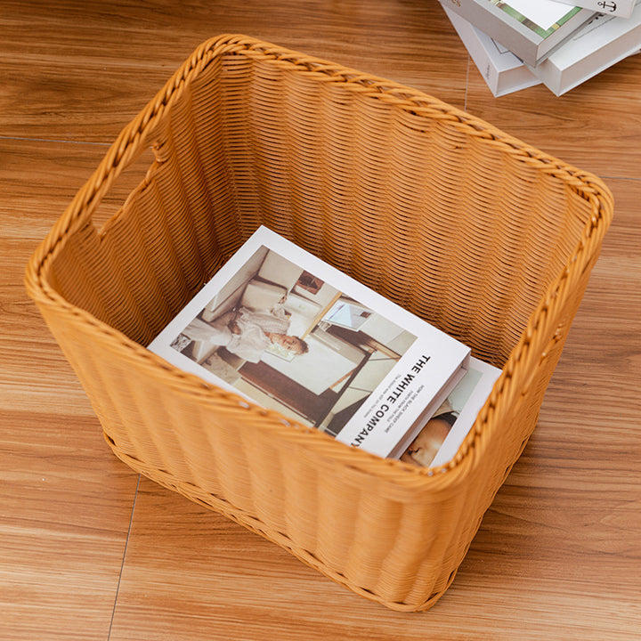 Eco-Friendly Woven Storage Basket Bowlift
