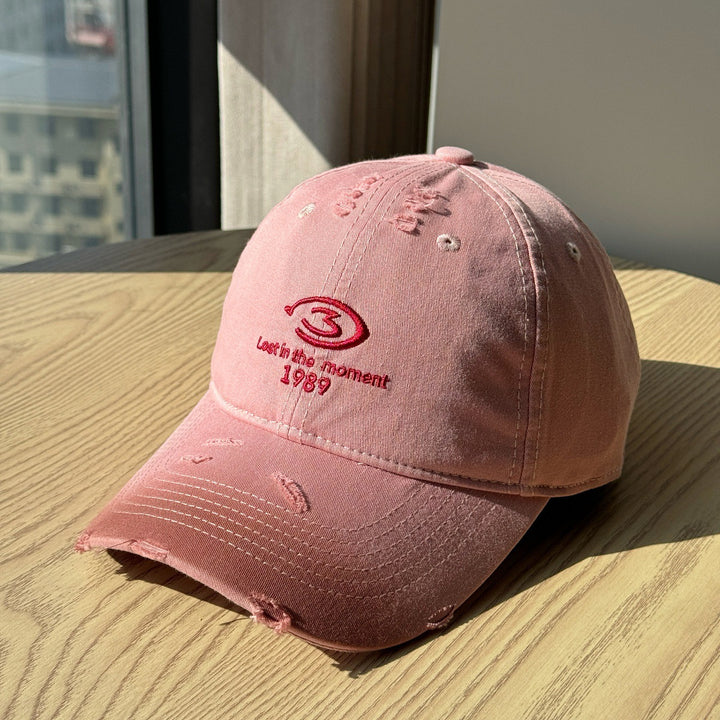 Men's Distressed Baseball Cap Bowlift