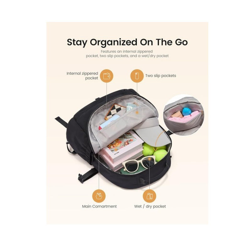 Sporty Tennis Trolley Backpack Bowlift