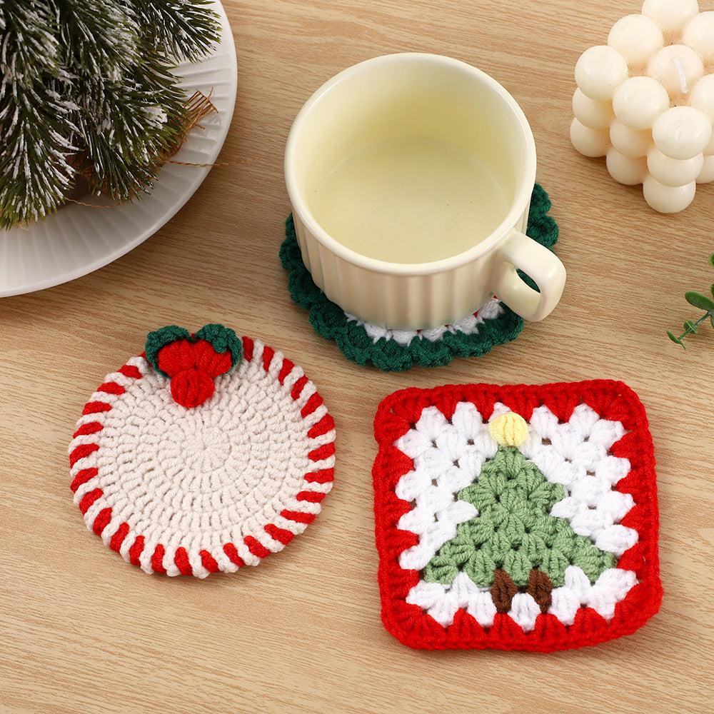 Decorative Artisan Crocheted Coaster Bowlift