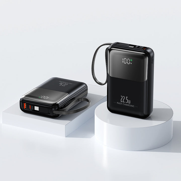Power bank with fast charging and intelligent LED display Bowlift