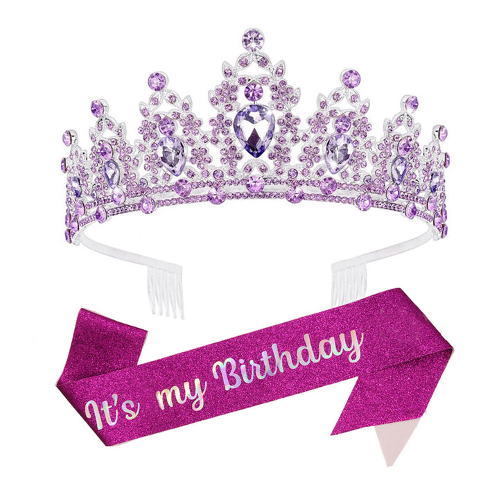 Women's black embellished tiara with elegant design Bowlift