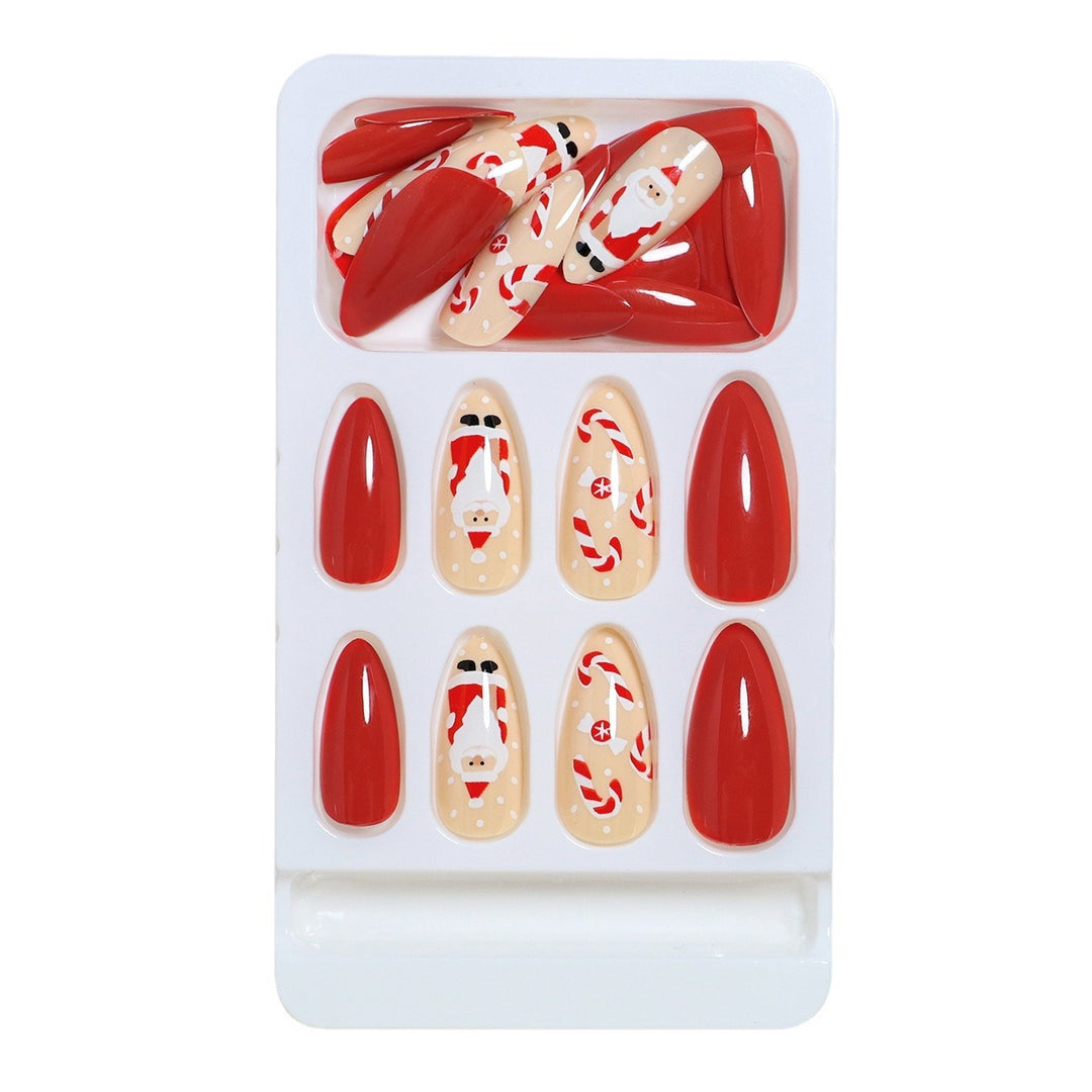 Festive Santa Claus Press-On Nail Set Bowlift