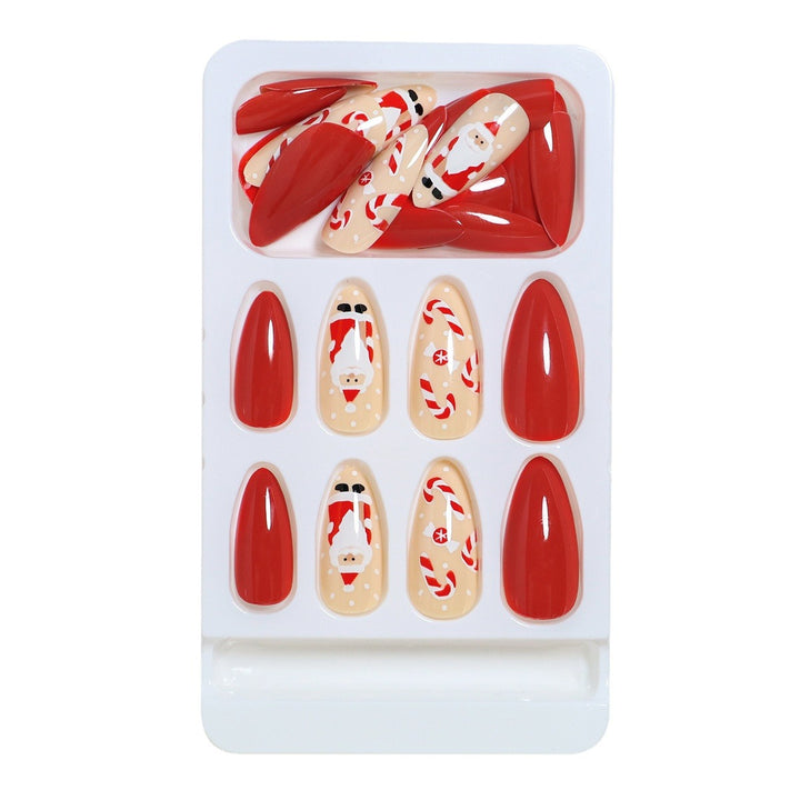 Festive Santa Claus Press-On Nail Set Bowlift