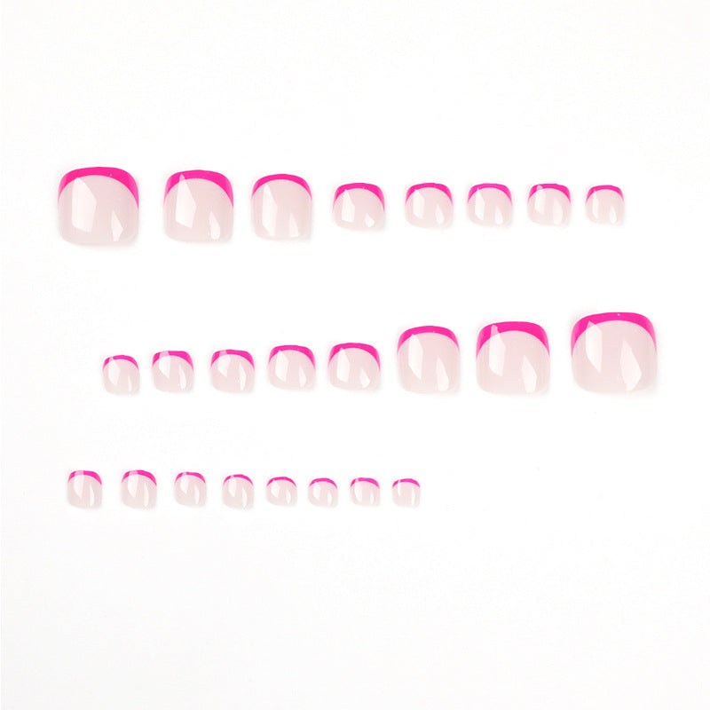 Artful foot nail design with modern color accents Bowlift