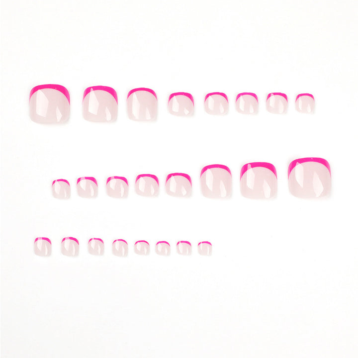 Artful foot nail design with modern color accents Bowlift