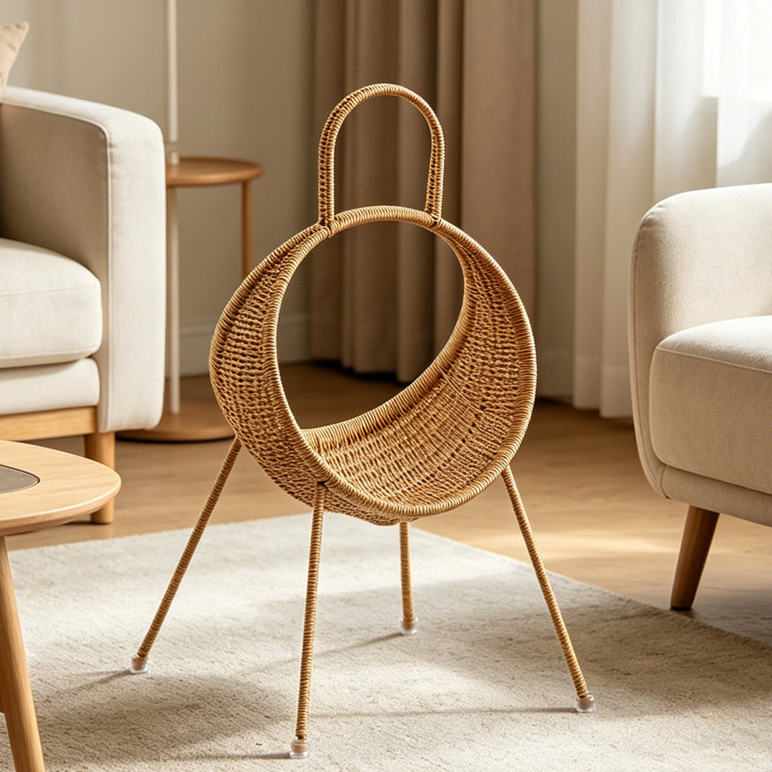 Unisex design basket with curved shape and ergonomic carry handle Bowlift