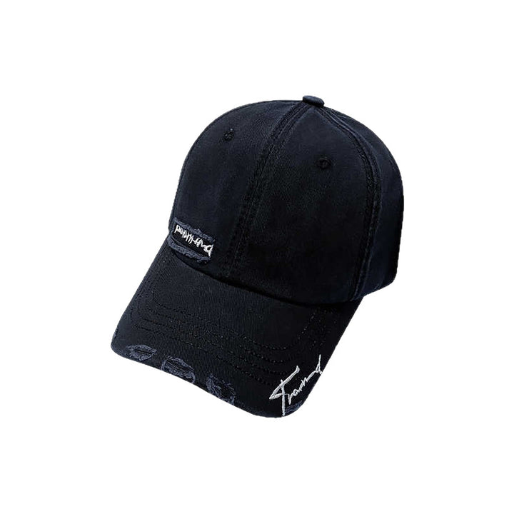 Unisex Distressed Graphic Baseball Hat Bowlift